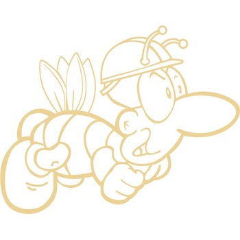 Albinuta cea harnica - Sticker Decorativ - Bej - 140 x 110 cm Albinuta cea harnica - Sticker Decorativ - Bej - 140 x 110 cm