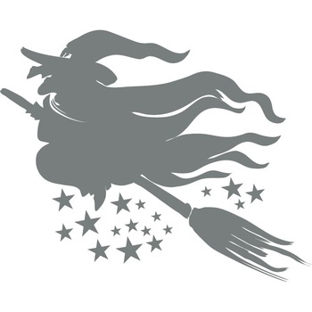 Vrajitoarea - Sticker Decorativ - Gri Metal - 135 x 110 cm Vrajitoarea - Sticker Decorativ - Gri Metal - 135 x 110 cm