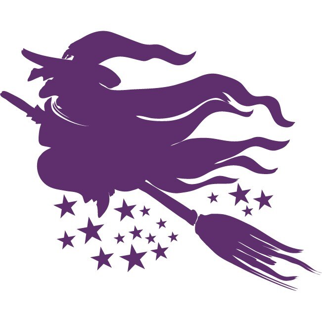 Vrajitoarea - Sticker Decorativ - Indigo - 102 x 83 cm