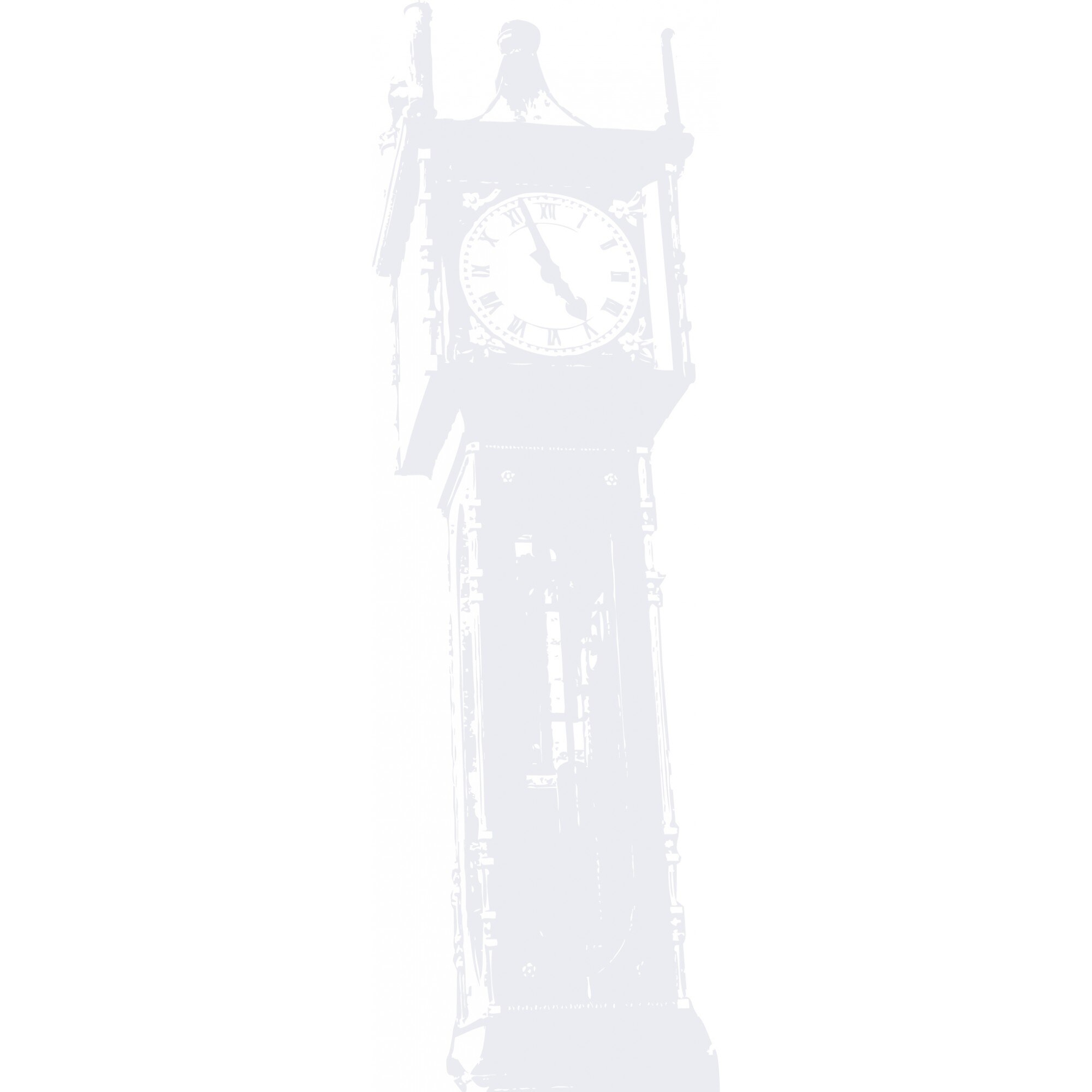 Big Ben Clock - Sticker Decorativ - Alb polar - 43 x 135 cm