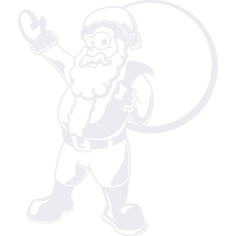 Mos Craciun - Sticker Decorativ - Alb polar - 110 x 130 cm