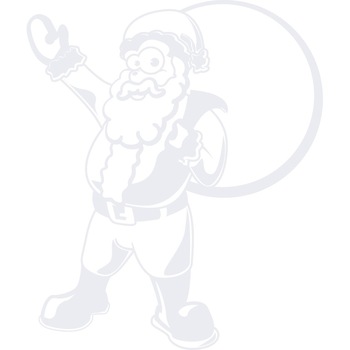 Mos Craciun - Sticker Decorativ - Alb polar - 110 x 130 cm Mos Craciun - Sticker Decorativ - Alb polar - 110 x 130 cm