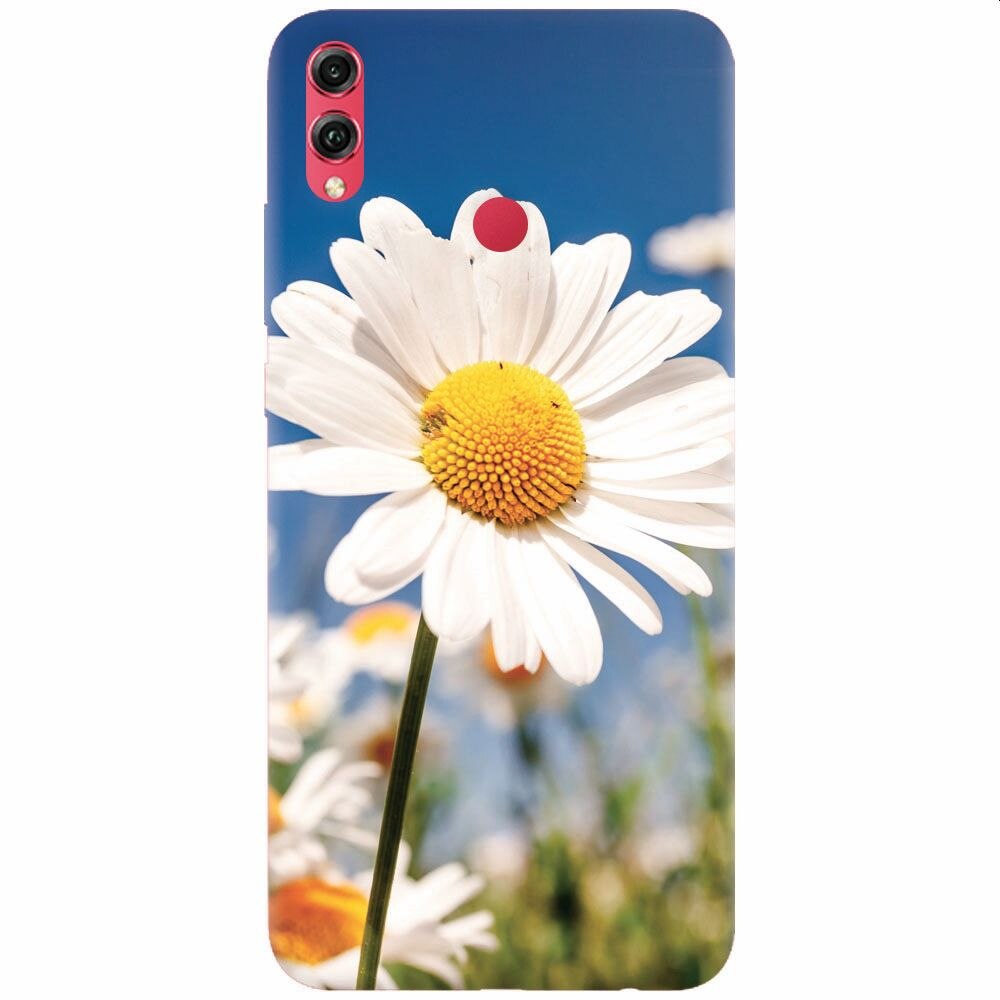 Husa silicon pentru Honor 8X, Daisies Field Flowers