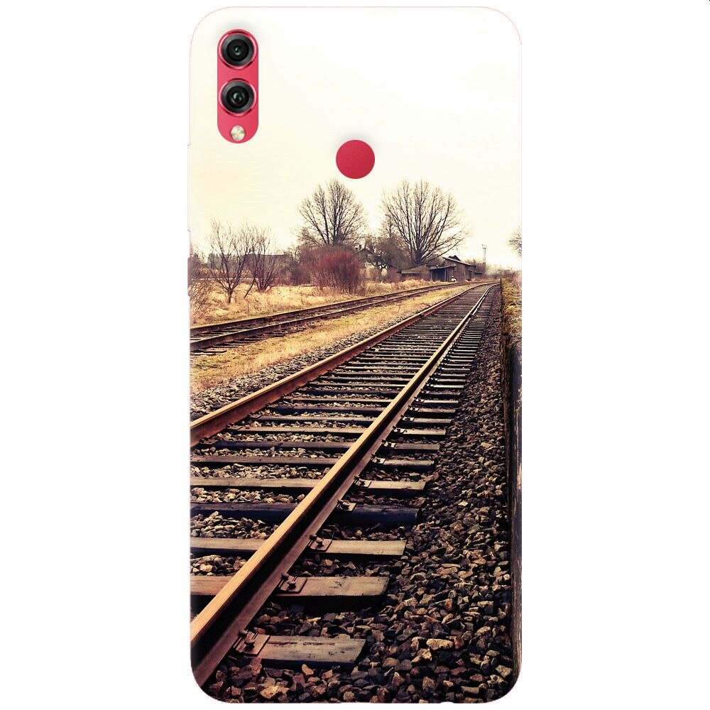 Husa silicon pentru Honor View 10 Lite, Railroad