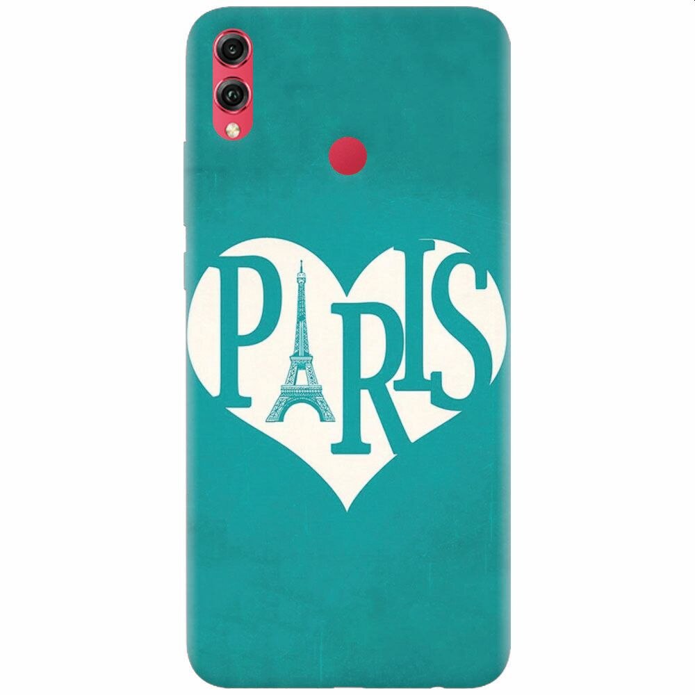 Husa silicon pentru Honor Note 10, I Love Paris