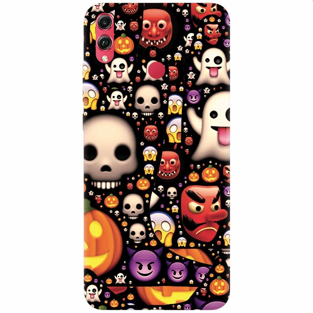 Husa silicon pentru Honor Note 10, Emoji Mess