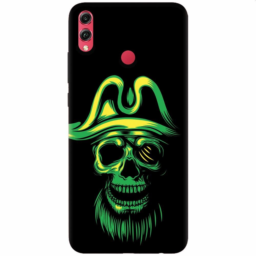 Husa silicon pentru Honor View 10 Lite, Pirate Skull