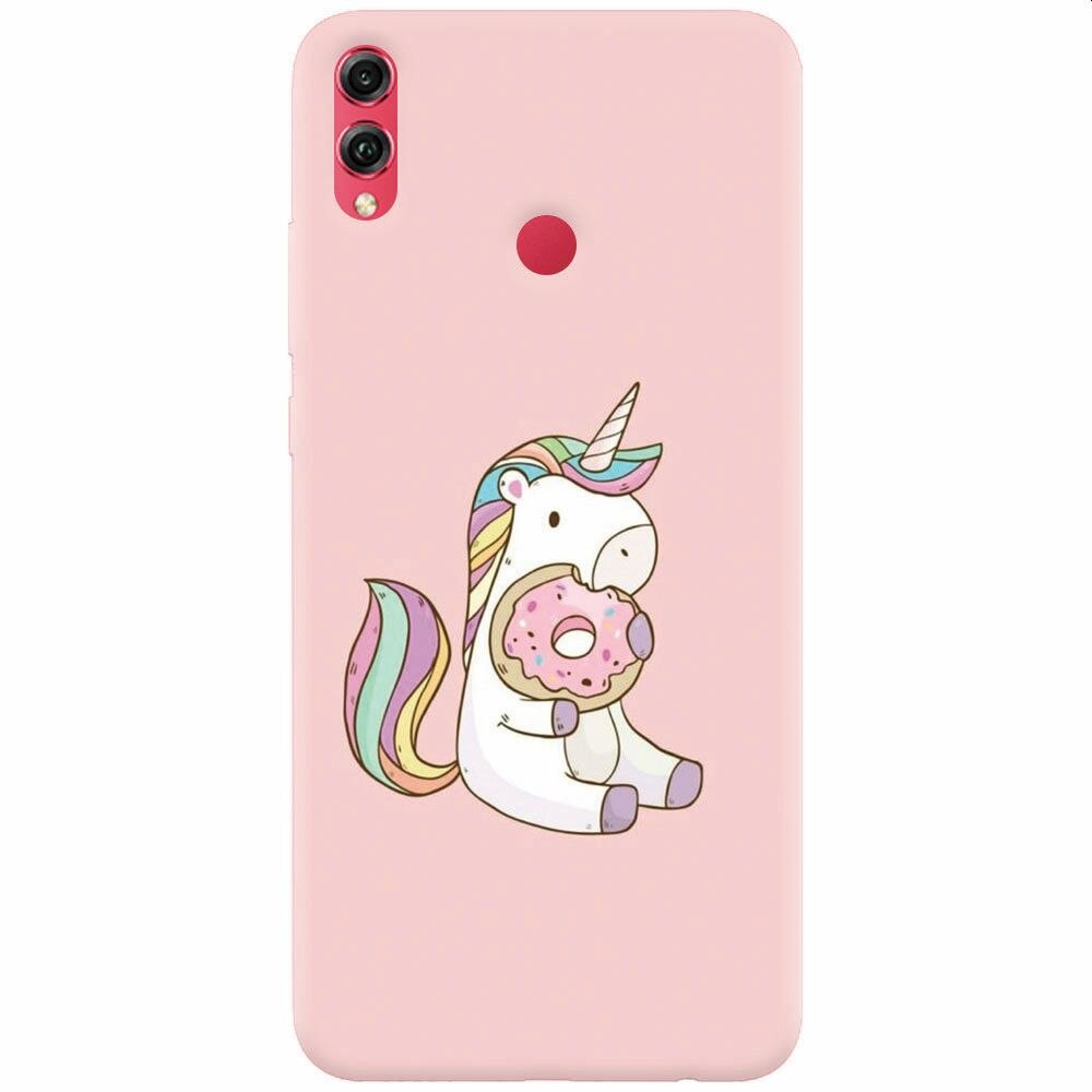 Husa silicon pentru Honor Note 10, Unicorn Donuts
