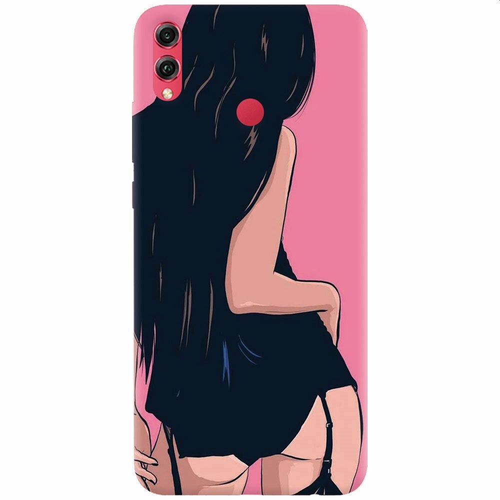Husa silicon pentru Honor Note 10, Girl With Long Hair
