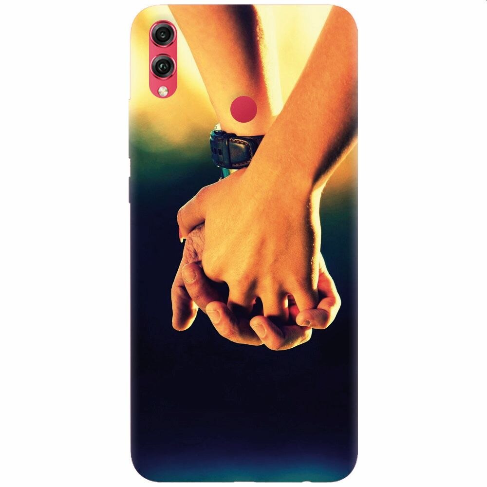 Husa silicon pentru Honor Note 10, Couple Holding Hands
