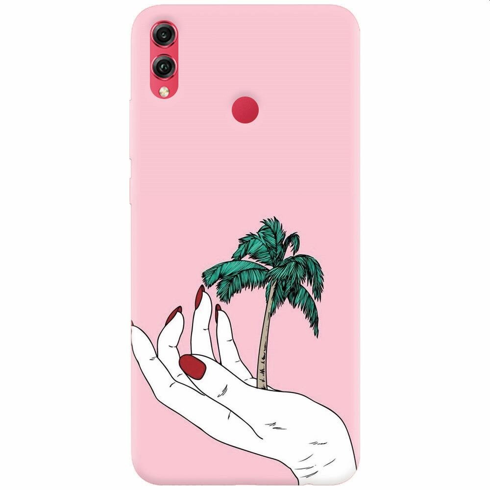 Husa silicon pentru Honor 8X, Palm Tree