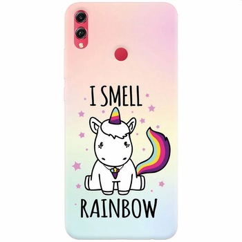 Husa silicon pentru Honor 8X, I Smell Rainbow Husa silicon pentru Honor 8X, I Smell Rainbow