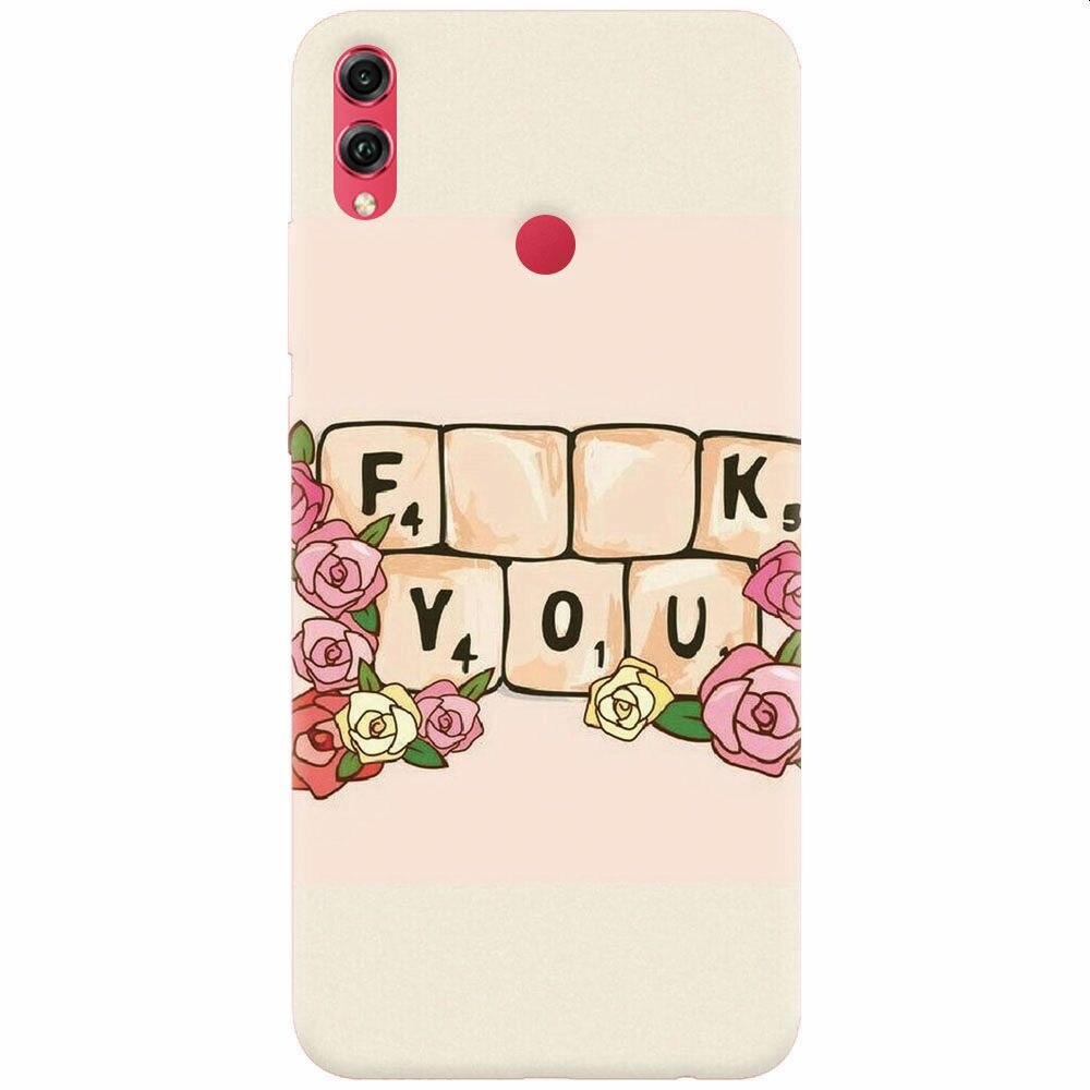 Husa silicon pentru Honor Note 10, Scrabble