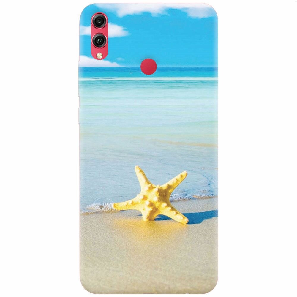 Husa silicon pentru Honor Note 10, Starfish Beach