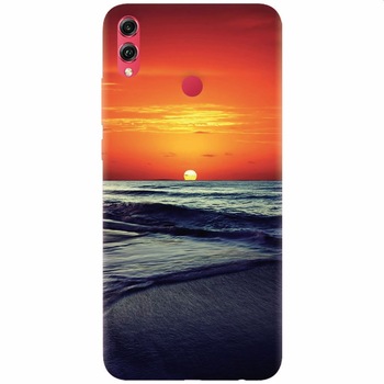 Husa silicon pentru Honor 10 Lite, Ocean Sunset Husa silicon pentru Honor 10 Lite, Ocean Sunset