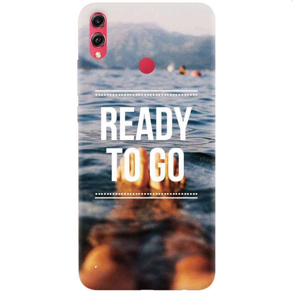 Husa silicon pentru Honor 8X, Ready To Go Swimming