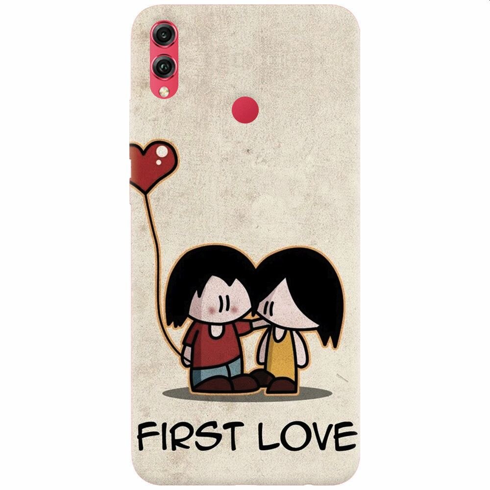 Husa silicon pentru Honor 8X, First Love Great Lock Screen