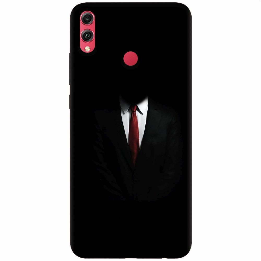 Husa silicon pentru Honor View 10 Lite, Mystery Man In Suit
