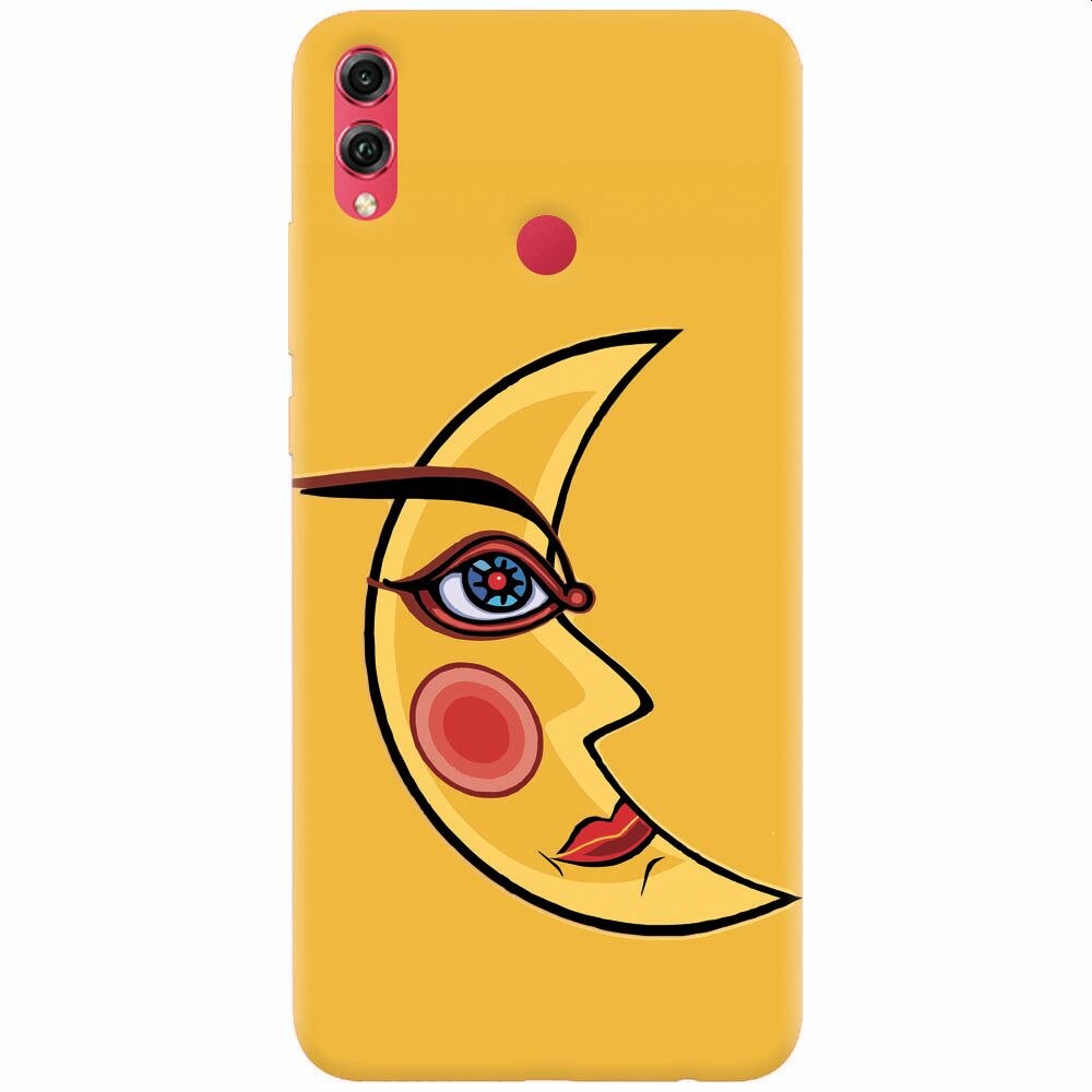 Husa silicon pentru Honor Note 10, Yellow Moon