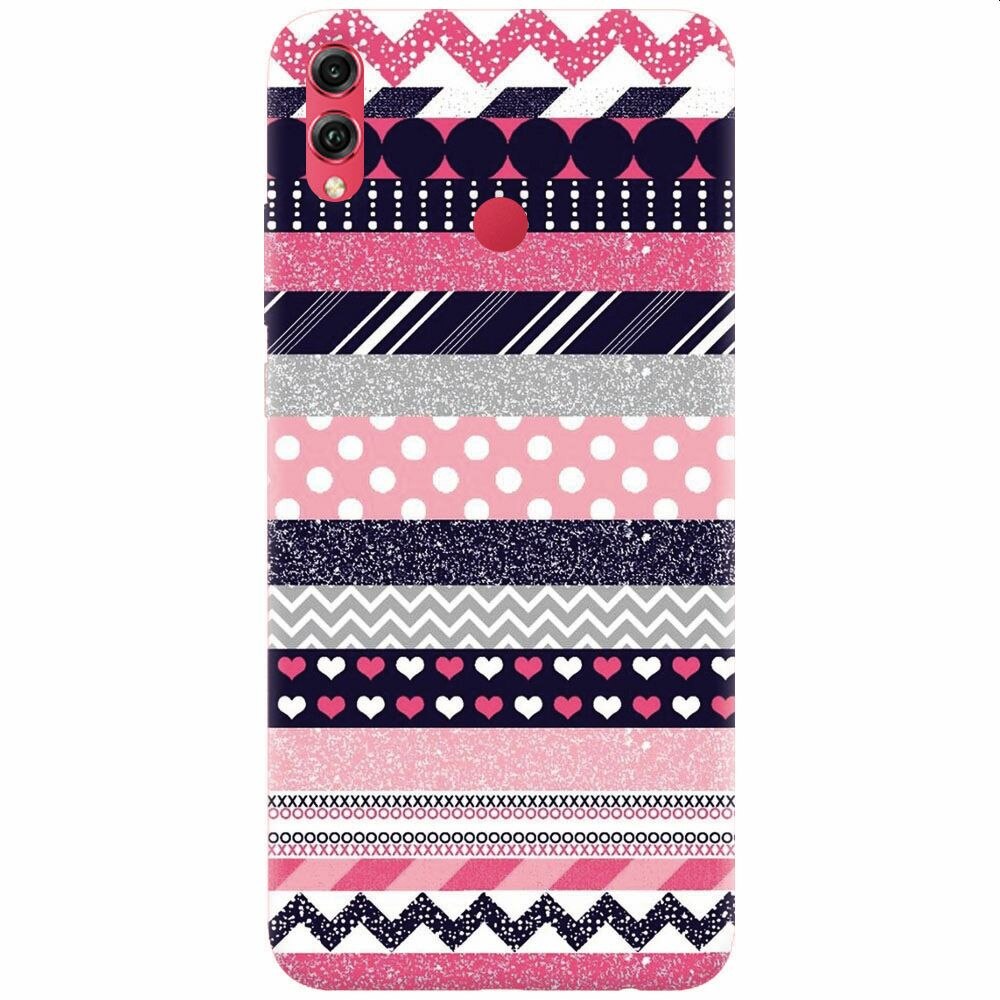 Husa silicon pentru Honor Note 10, Love Pattern