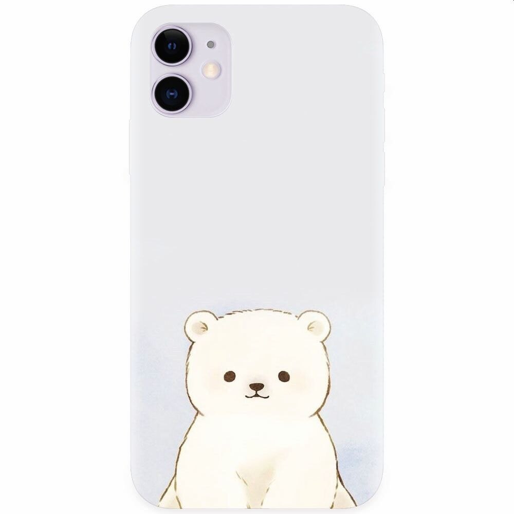 Husa silicon pentru Apple Iphone 11, Bear