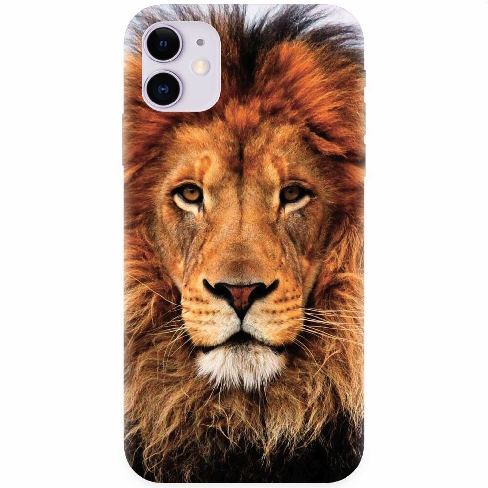 Husa silicon pentru Apple Iphone 11, Colorful Lion4