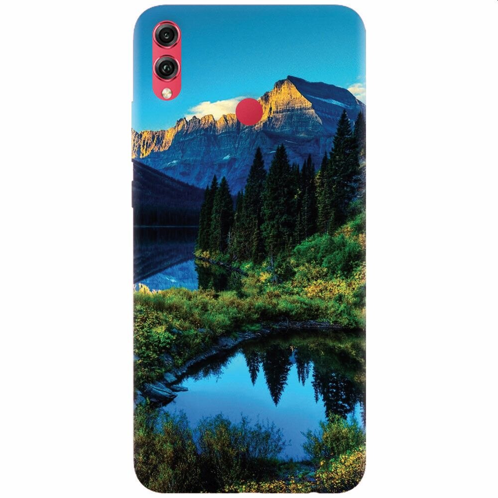 Husa silicon pentru Honor Note 10, HDR Mountains Lake