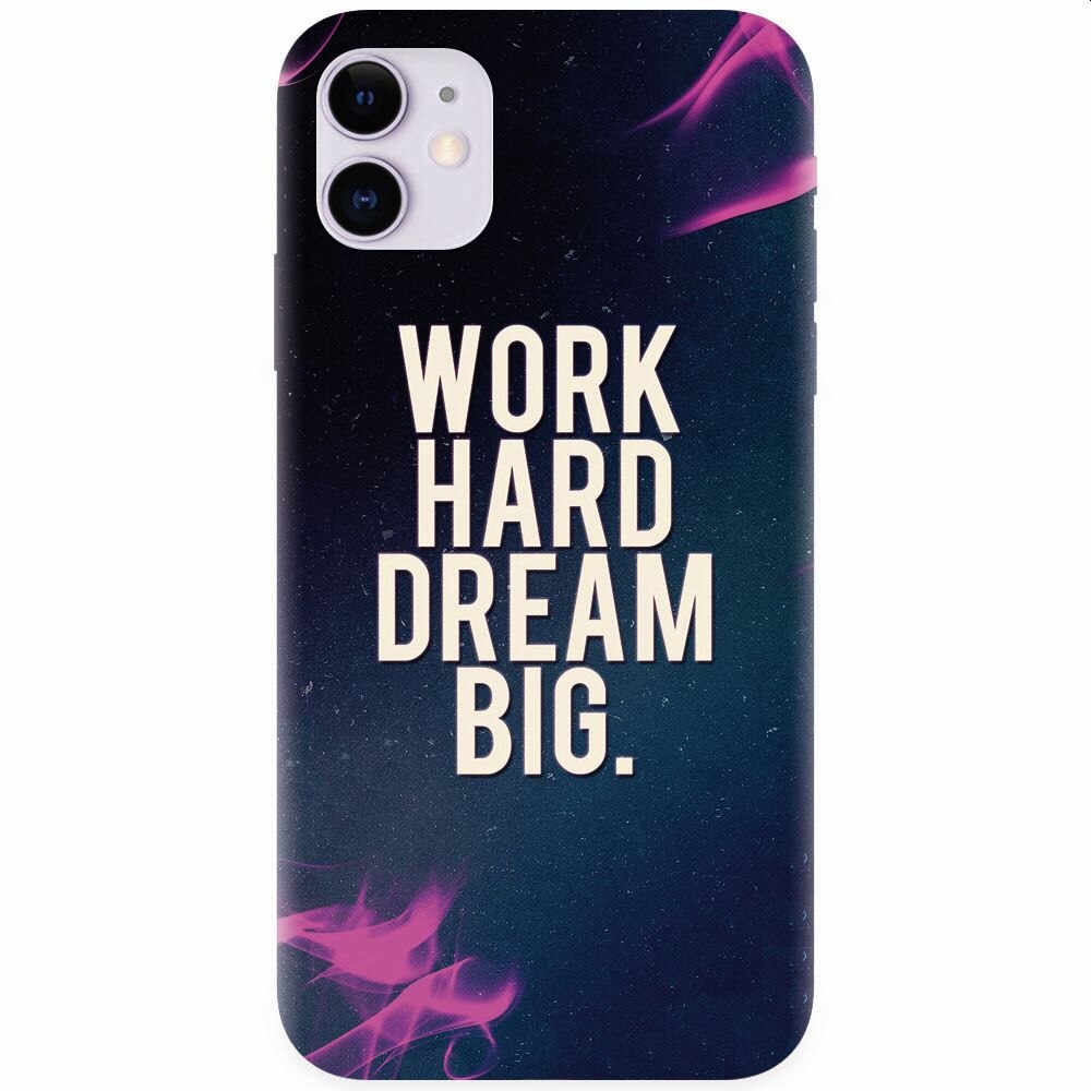 Husa silicon pentru Apple Iphone 11, Dream Big