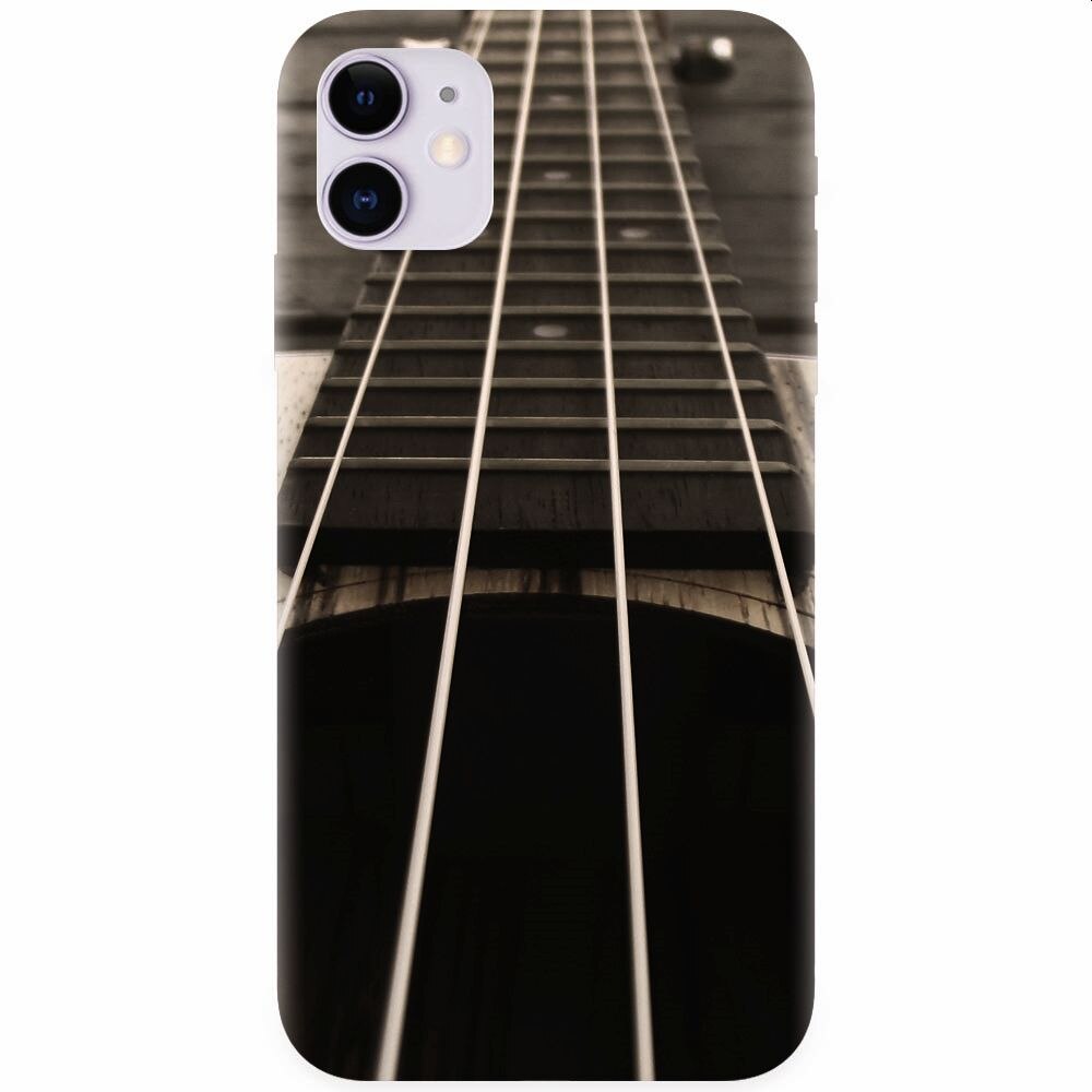 Husa silicon pentru Apple Iphone 11, Bass Guitar