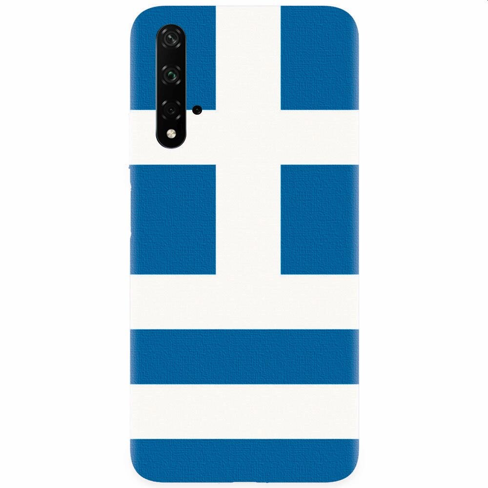 Husa silicon pentru Honor 20, Greece Flag