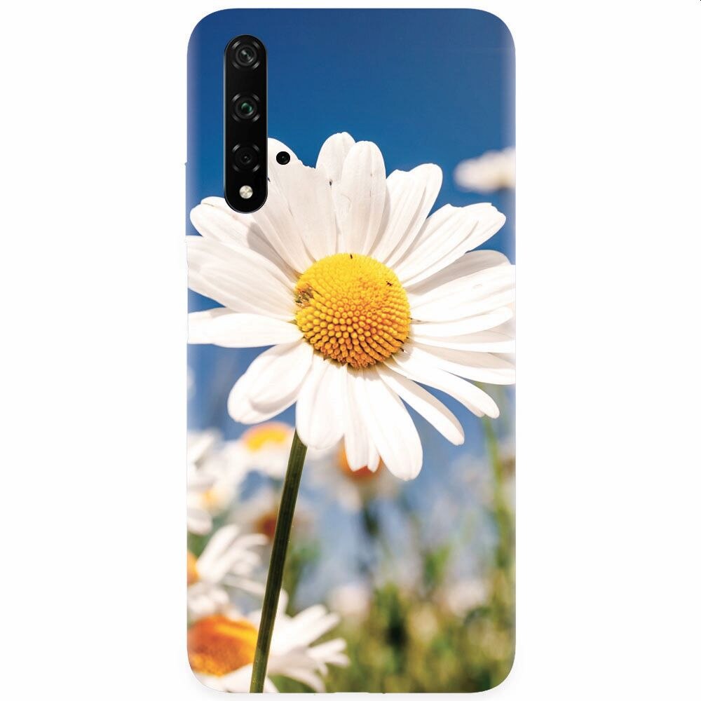 Husa silicon pentru Honor 20, Daisies Field Flowers