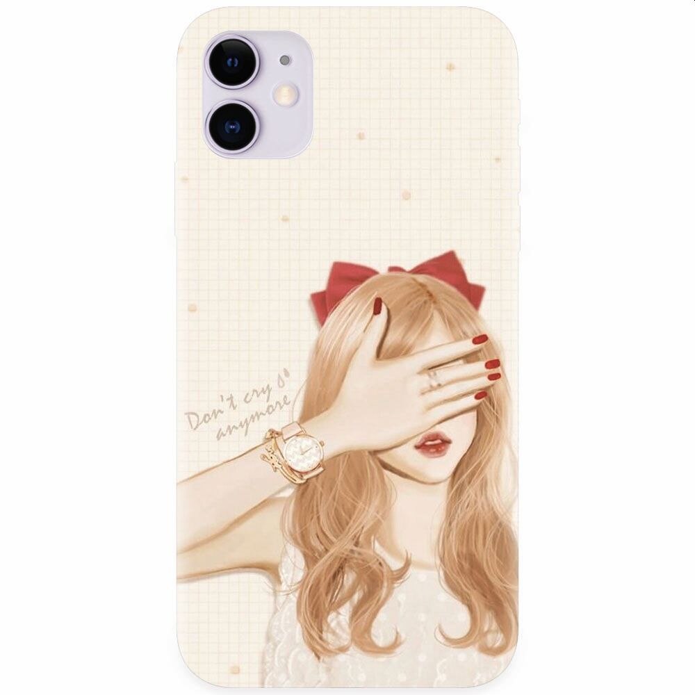 Husa silicon pentru Apple Iphone 11, Dont Cry Anymore