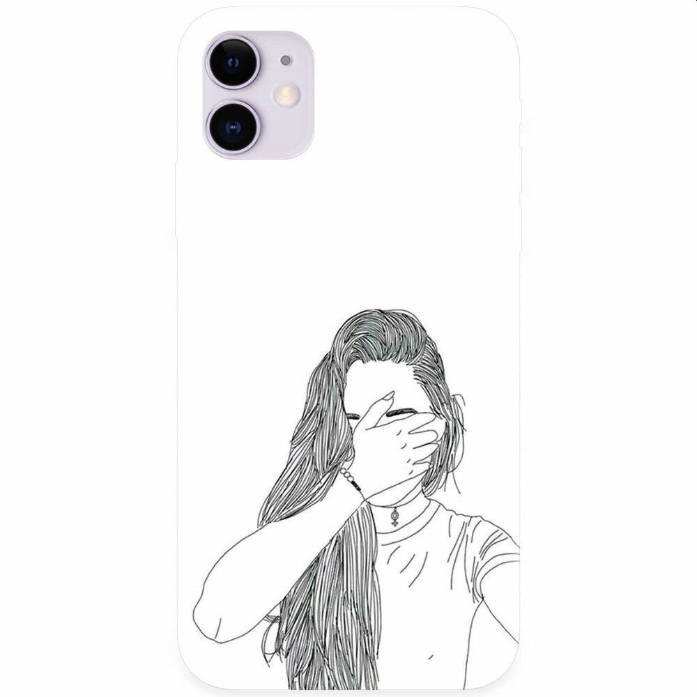 Husa silicon pentru Apple Iphone 11, Dont Look