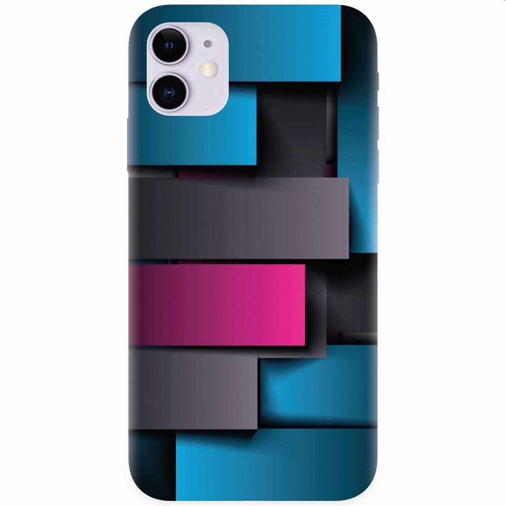 Husa silicon pentru Apple Iphone 11, Cool Abstract