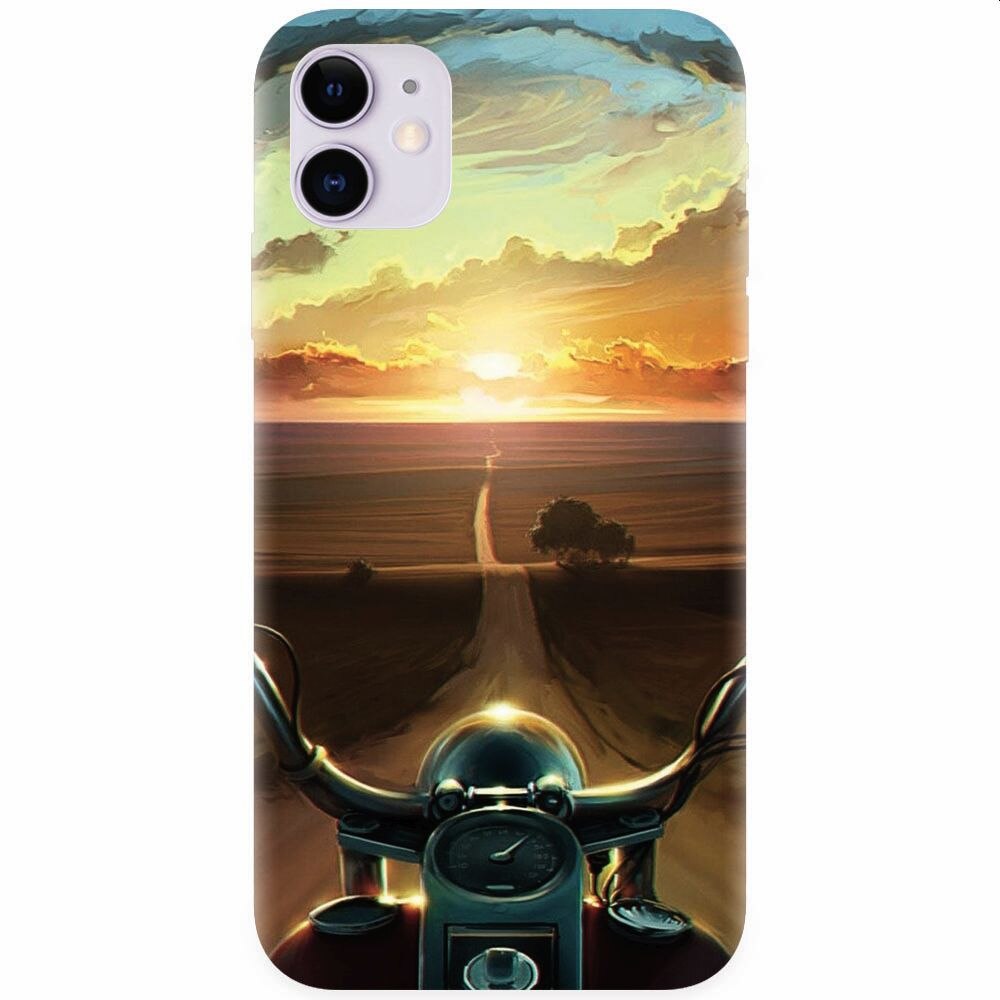 Husa silicon pentru Apple Iphone 11, Country Road
