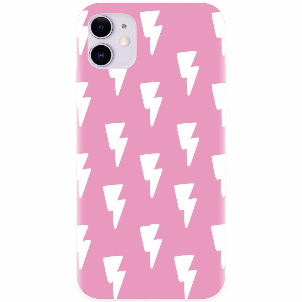 Husa silicon pentru Apple Iphone 11, Electric Pink