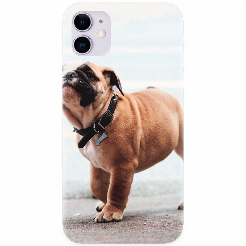Husa silicon pentru Apple Iphone 11, Little Dog Puppy Animal