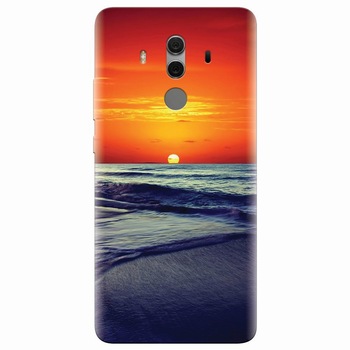 Husa silicon pentru Huawei Mate 10 Pro, Ocean Sunset Husa silicon pentru Huawei Mate 10 Pro, Ocean Sunset