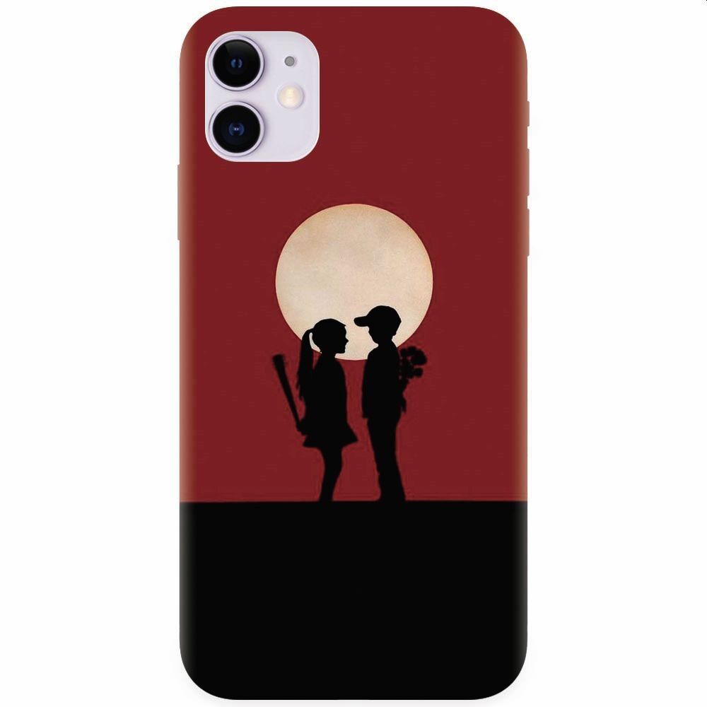 Husa silicon pentru Apple Iphone 11, Boy Girl Love Story