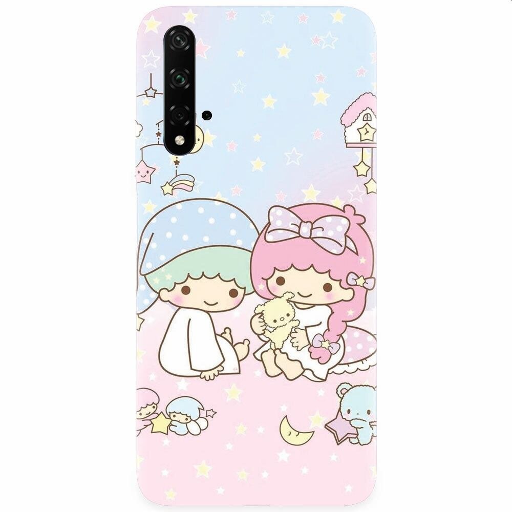 Husa silicon pentru Honor 20, Little Twins
