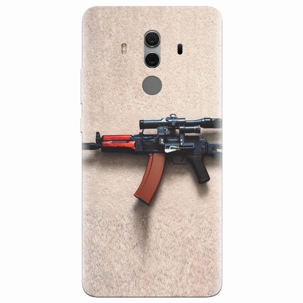 Husa silicon pentru Huawei Mate 10 Pro, AK Kalashnikov Gun Of Military