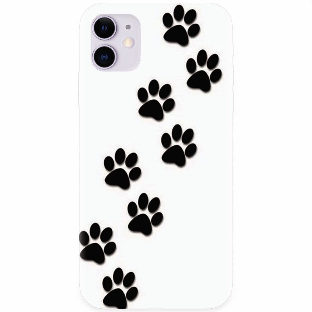 Husa silicon pentru Apple Iphone 11, Dog Mark