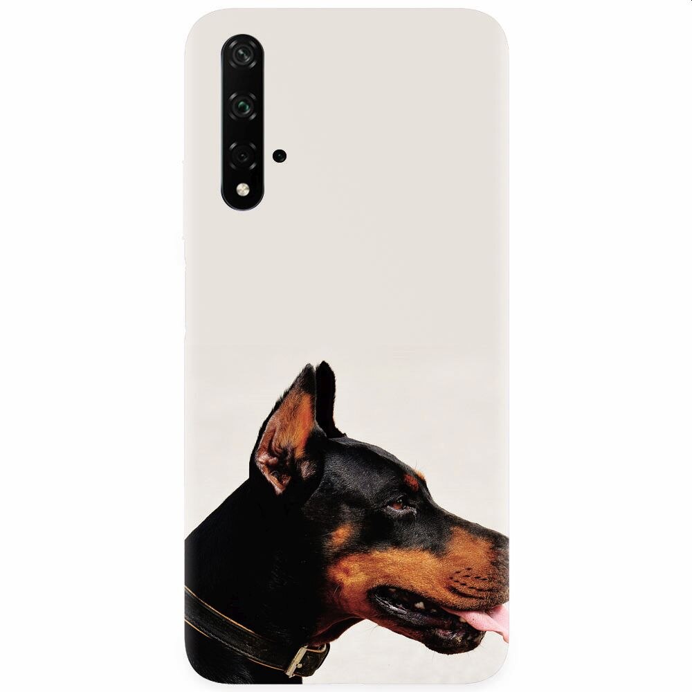 Husa silicon pentru Honor 20, Doberman