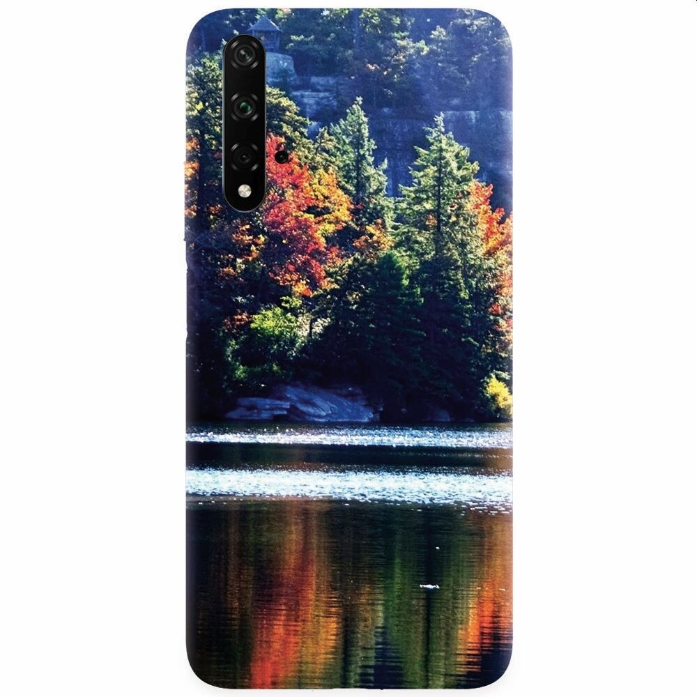 Husa silicon pentru Honor 20, Lake Minnewaska Autumn