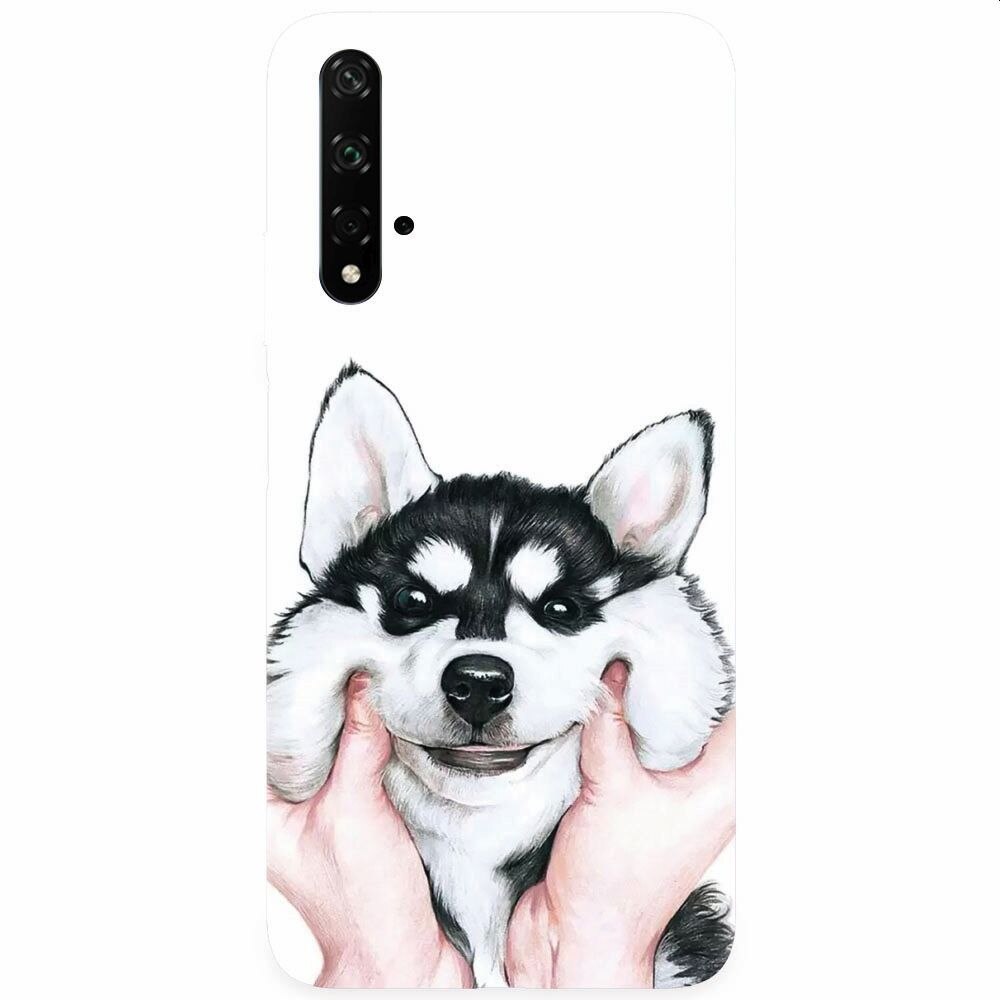 Husa silicon pentru Honor 20, Cute Dog 1