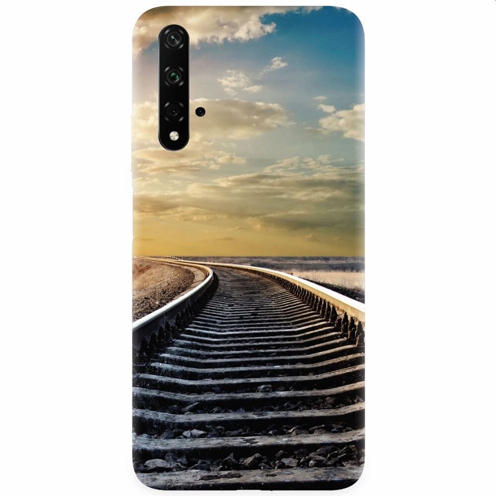 Husa silicon pentru Honor 20, Railroad Horizon