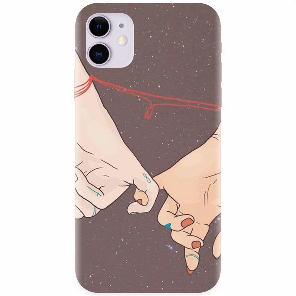 Husa silicon pentru Apple Iphone 11, Infinit Love
