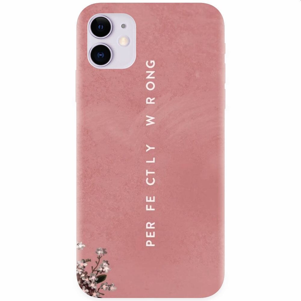 Husa silicon pentru Apple Iphone 11, Perfectly Wrong