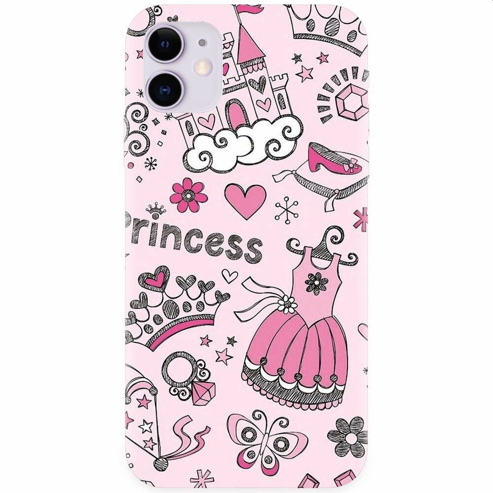 Husa silicon pentru Apple Iphone 11, Princess
