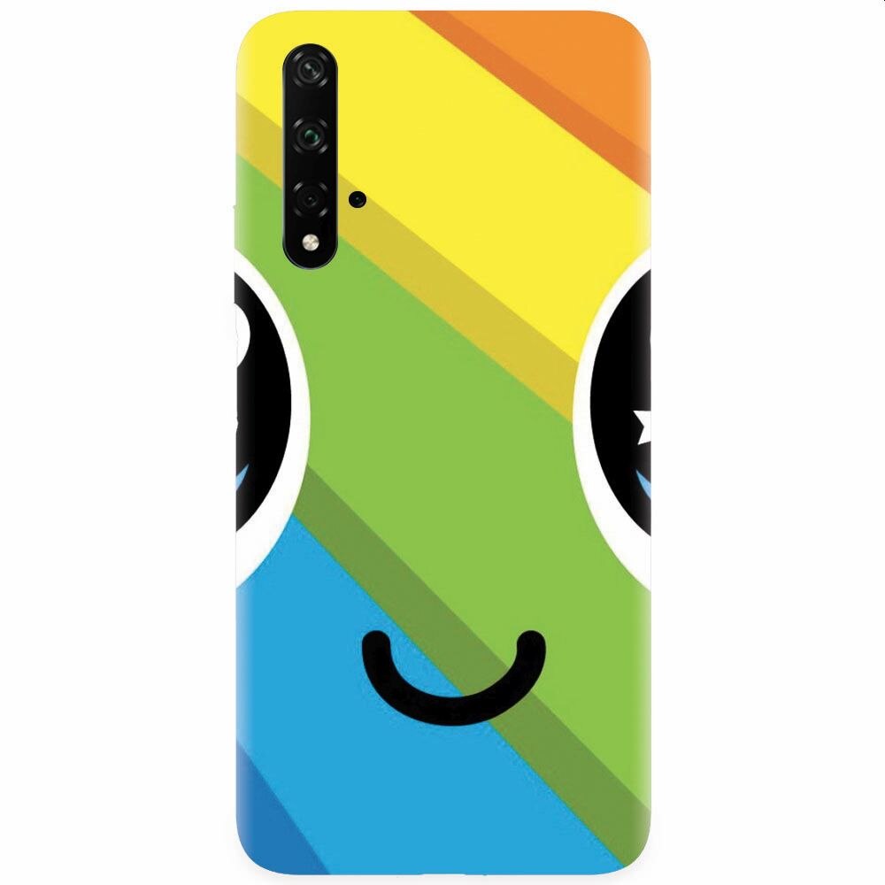 Husa silicon pentru Honor 20, Happy Face